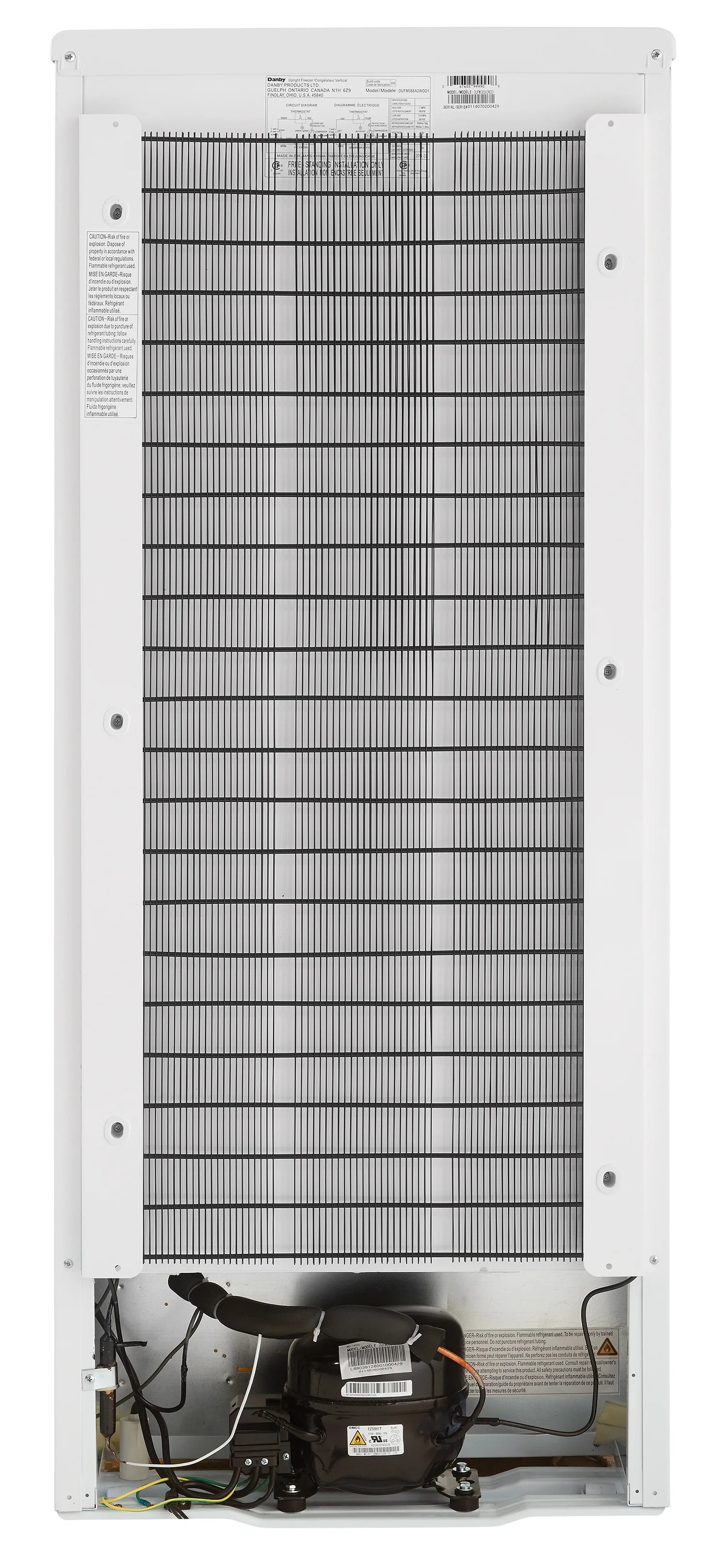 Danby Designer 8.5 cu ft Upright Freezer, DUFM085A4WDD-3