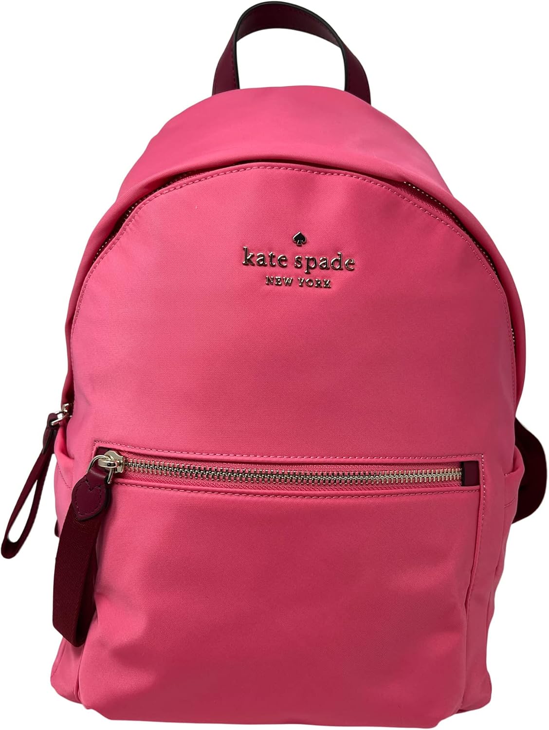 Kate Spade New York Chelsea Medium Nylon Backpack, Deep Dahlia (WKR00556-651)