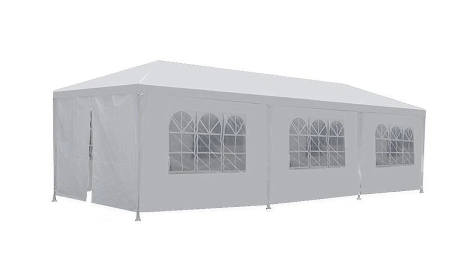 FDW 30' x 10' White Event Outdoor Canopy