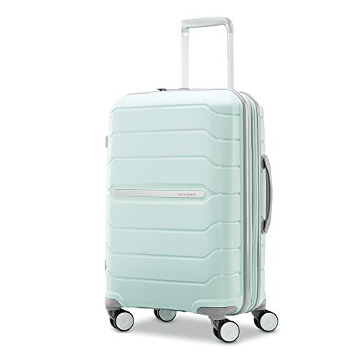 Samsonite Freeform 21-Inch Hardside Carry-On Luggage - Hardshell Carry-On Suitcase - TSA, Airline-Approved - Expandable Hard Shell, Smooth Rolling Spinner Wheels for Lightweight Travel - Navy