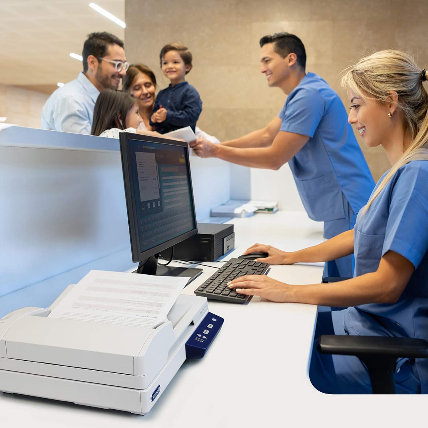 Xerox XD-COMBO Duplex Combo Flatbed Document Scanner for PC and Mac, Automatic Document Feeder (ADF)