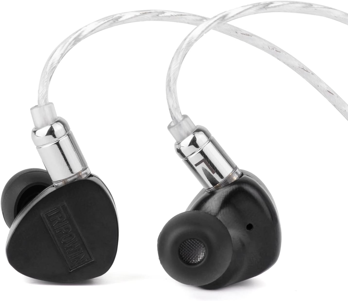 Linsoul Tripowin x HBB Mele 10mm Graphene Driver in-Ear Earphone IEM with Detachable 2 pin OCC Cable for Audiophile (Blue) Pack of 2