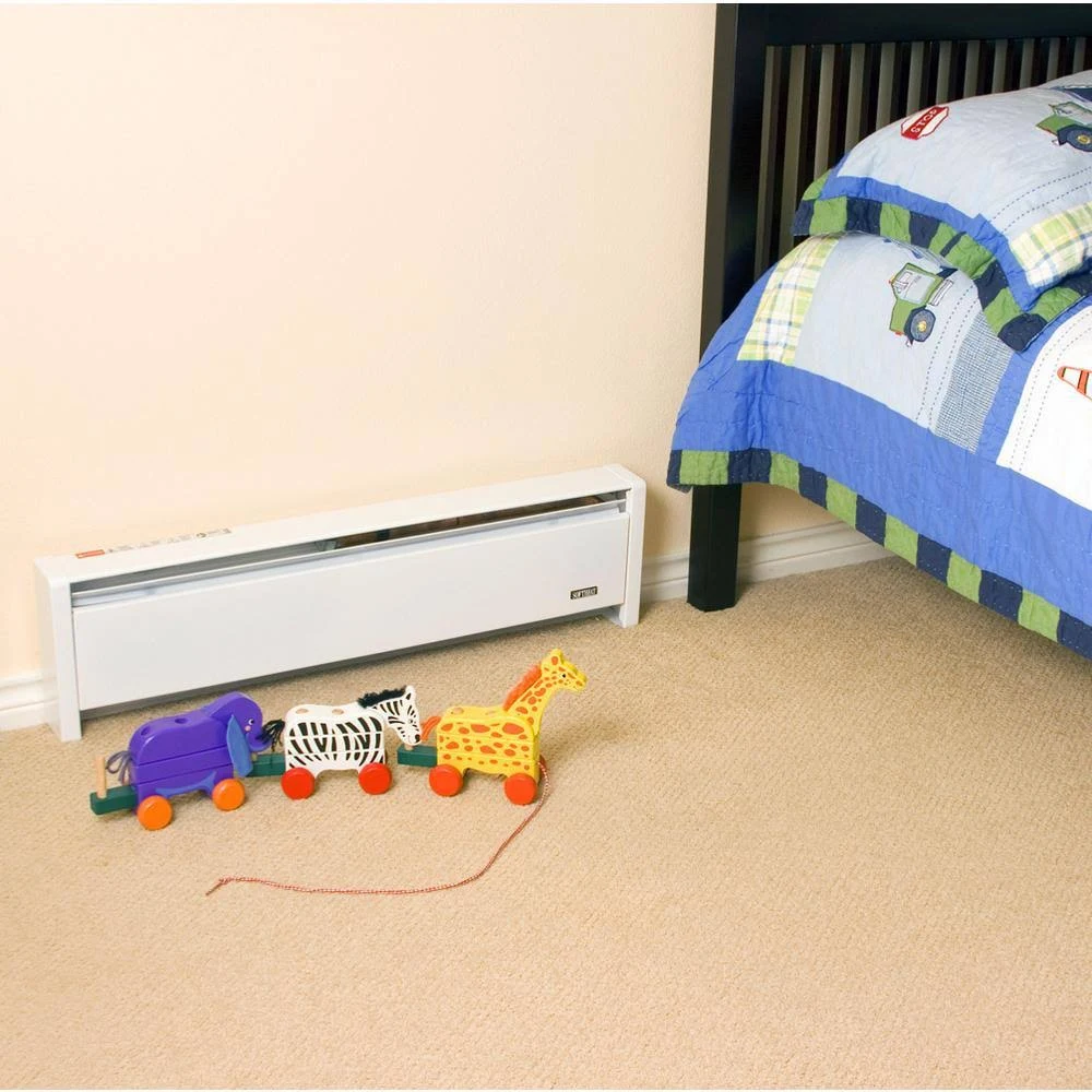 Cadet Ebhn750 47x22 Wide 2560 BTU 208/240 Volt 750 Watt Self-Contained Hydronic Baseboard Heater - White