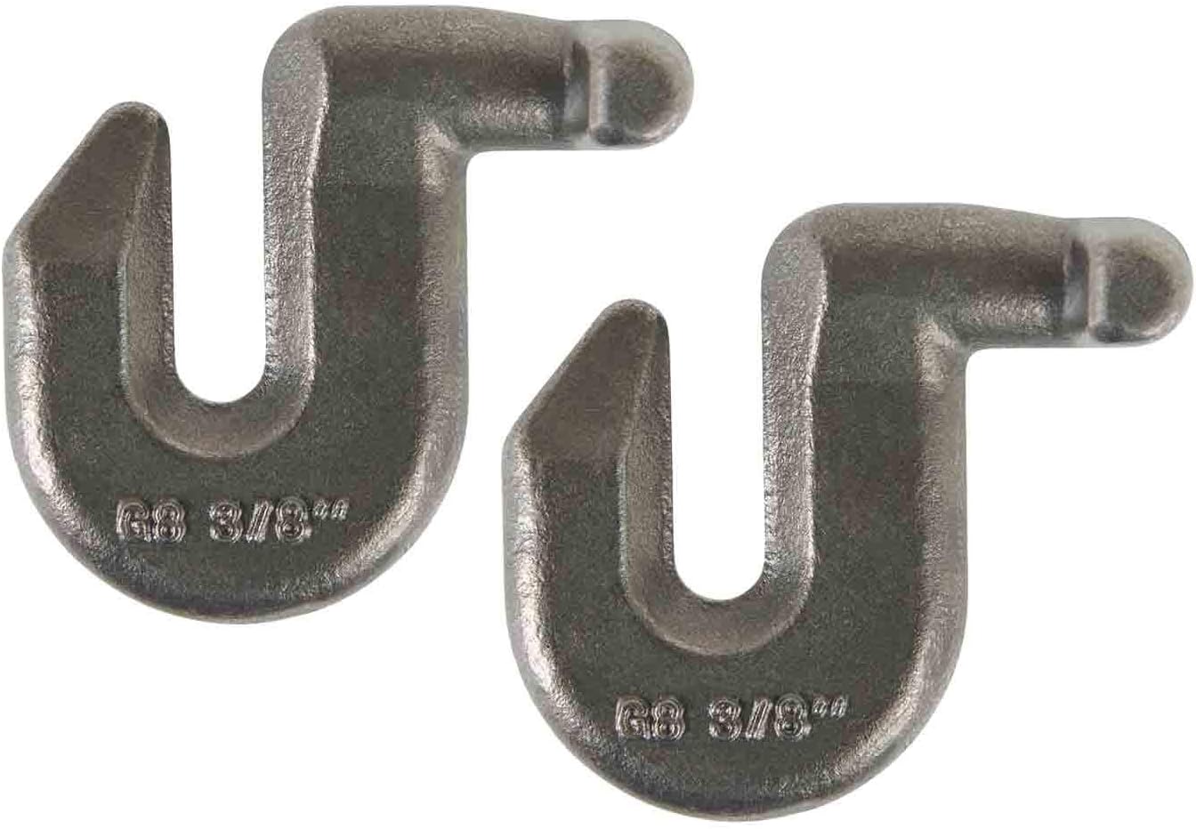 Mytee Products (4 Pack) 3/8" Heavy Duty G80 T-Grab Hook Combo, 9000 lbs WLL Pack of 2