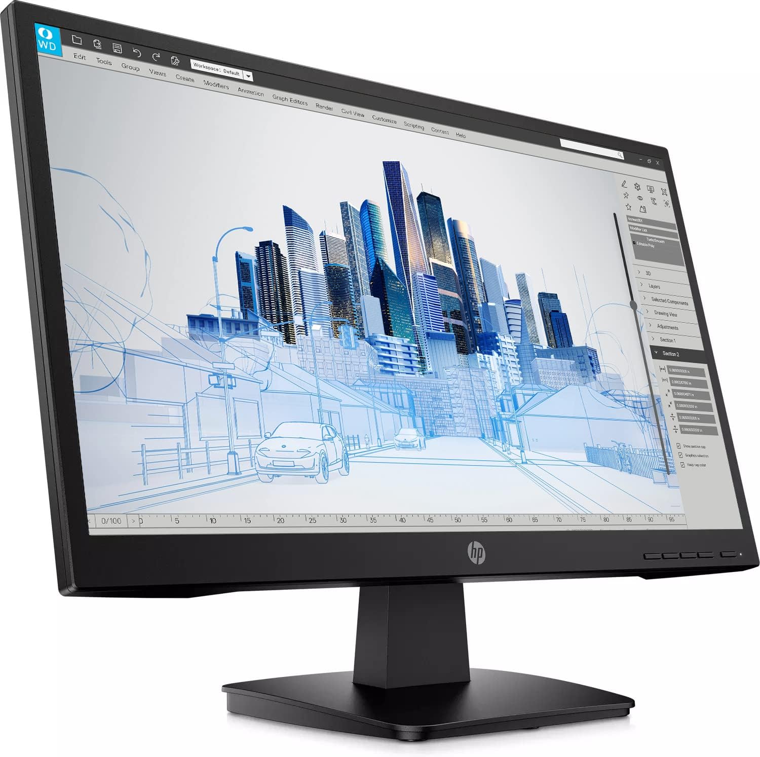HP Newest P Series Business Monitor, 21.5" Full HD (1920 x 1080) Anti-Glare Display, Onscreen Control, Low Blue Light Mode, HDMI, VGA, VESA Mount, 1-Year Standard Warranty, Black