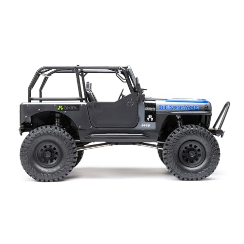 Axial RC Truck 1/10 SCX10 III Jeep CJ-7 4WD Brushed RTR (Battery and Charger Not Included), Red, AXI03008T1