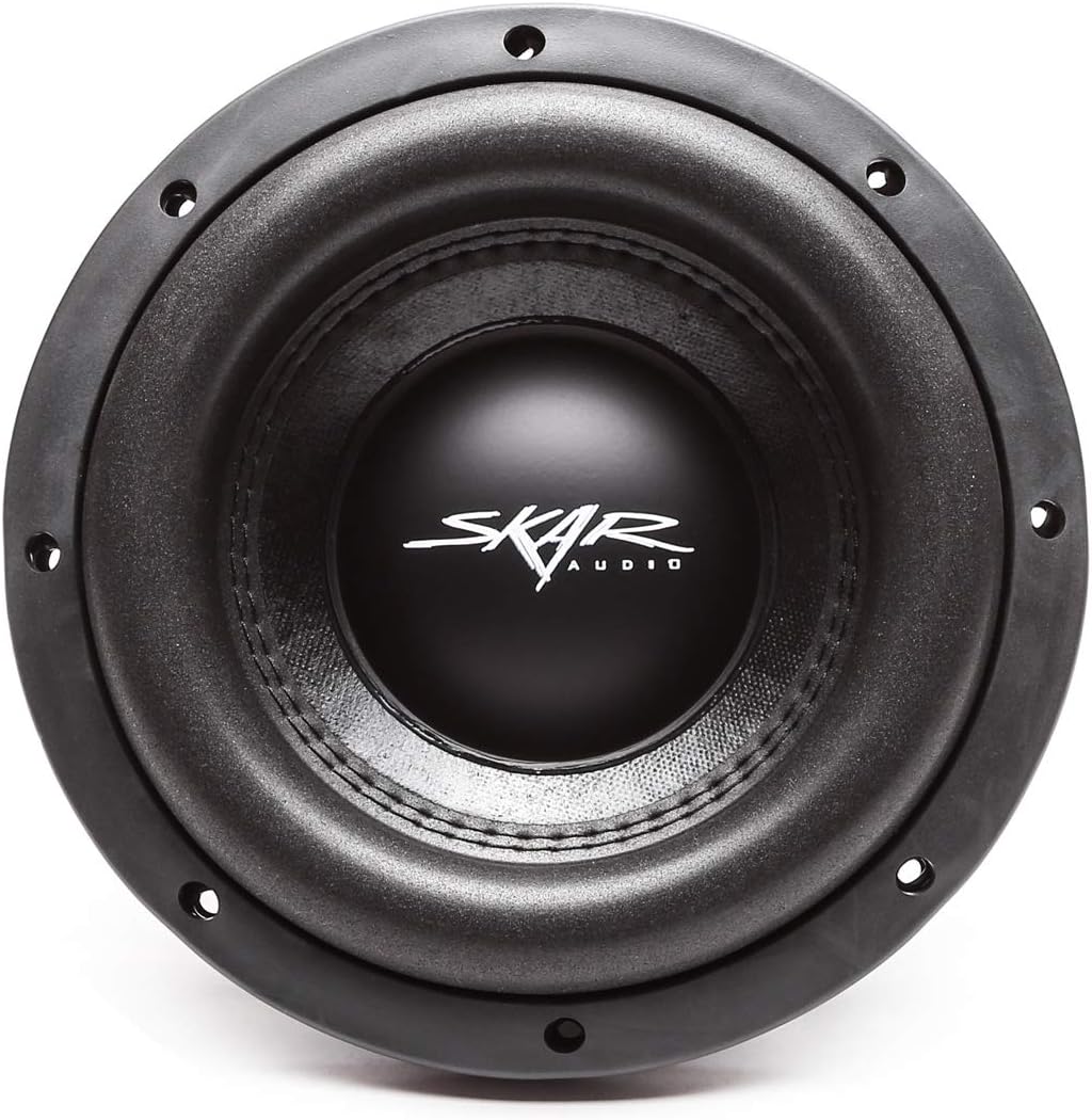 Skar Audio VD-8 D2 8 600W Max Power Dual 2 Ohm Shallow Mount Car Subwoofer