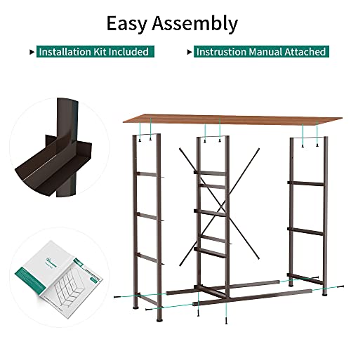 YITAHOME Dresser with 7 Drawers & 5 Drawer Dresser - Fabric Storage Tower, Organizer Unit for Bedroom, Living Room, Hallway, Closets & Nursery - Sturdy Steel Frame, Wooden Top & Easy Pull Fabric Bins