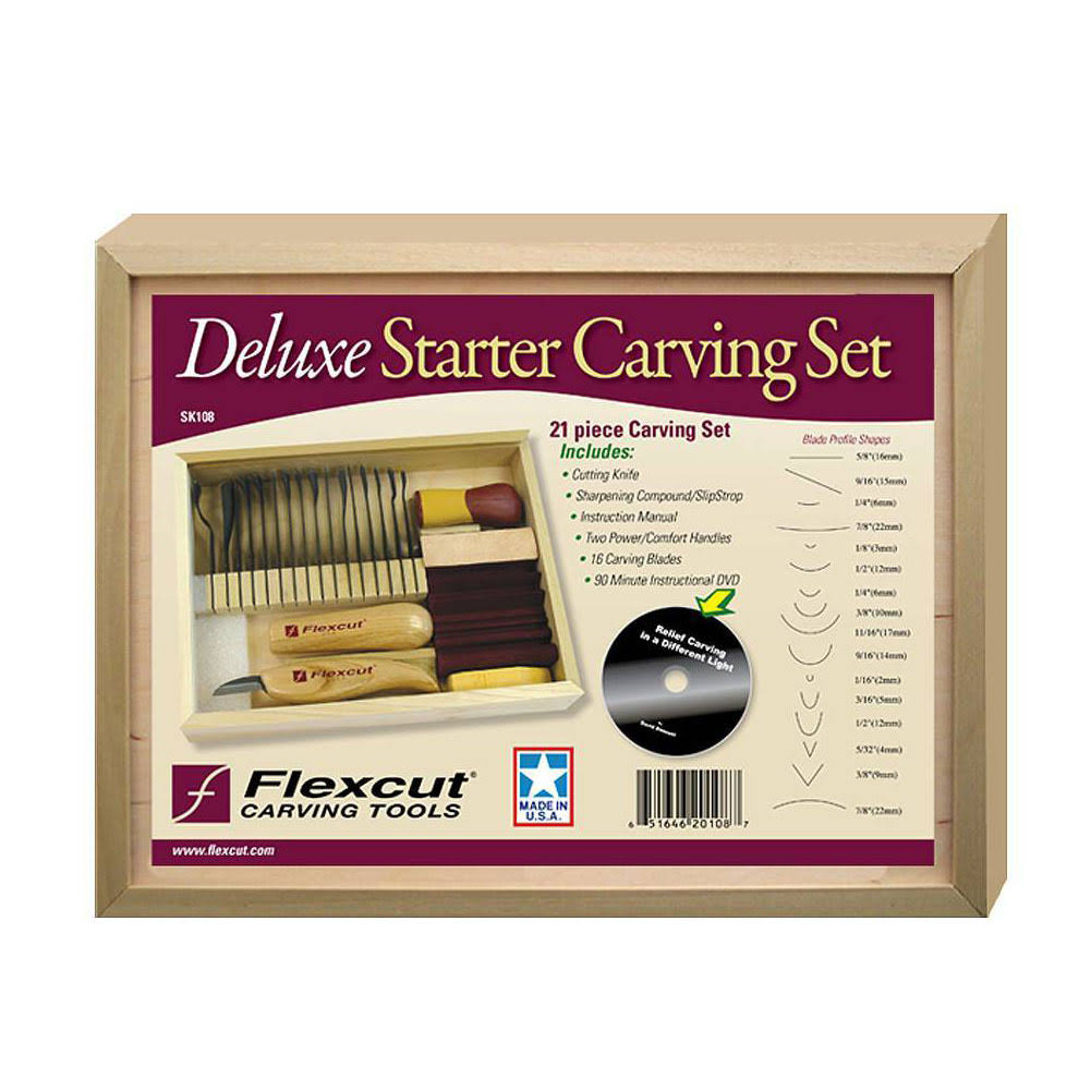 Flexcut 20-Piece Carving Starter Set