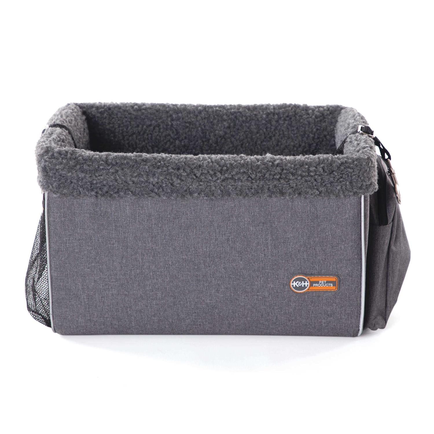 K&amp;H Pet Products Travel Bike Basket for Pets Gray - Pet Supplies online store