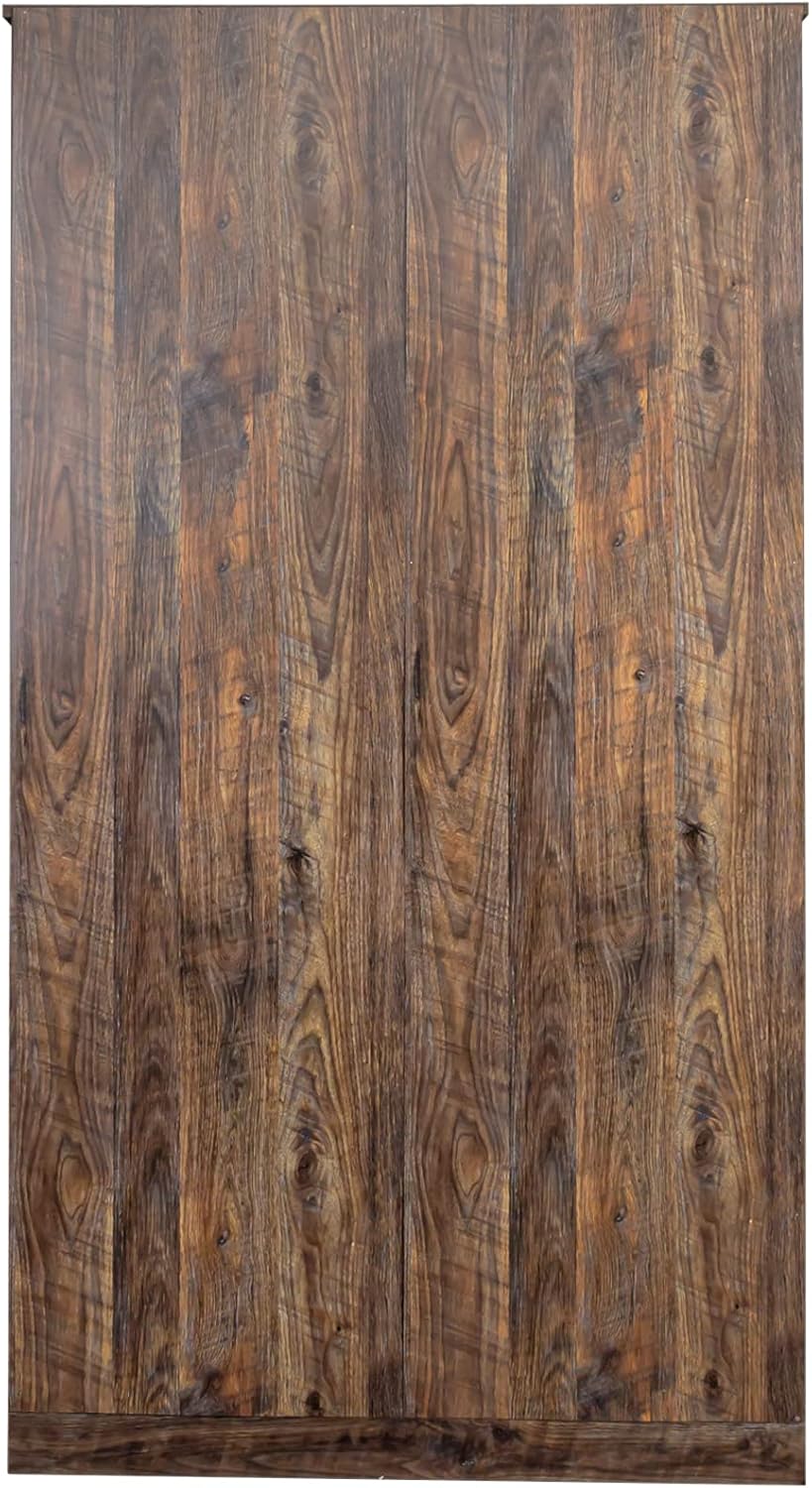 Tall Storage Cabinet Country Wood Rustic Farmhouse Pantry Cupboard Sliding Door Kitchen Organizer Furniture Home Drawer Shelves Utility Towel Shelf Office