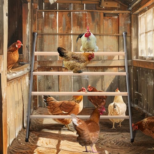 PETSFIT Chicken Coop Run with Anti-Rust Durable Steel, Large Walk-in Poultry Cage Chicken Runs for Yard with Cover, Chicken Pen for Outdoor Farm Use, Duck House(118"x158"x76.8")