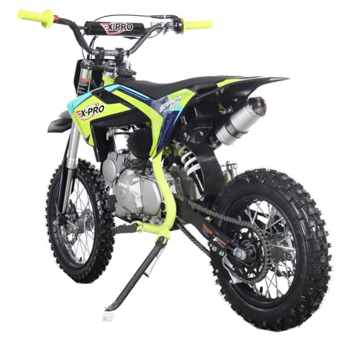 X-PRO Storm 125cc Dirt Bike with Automatic Transmission,14"/12" Tires! (Red)