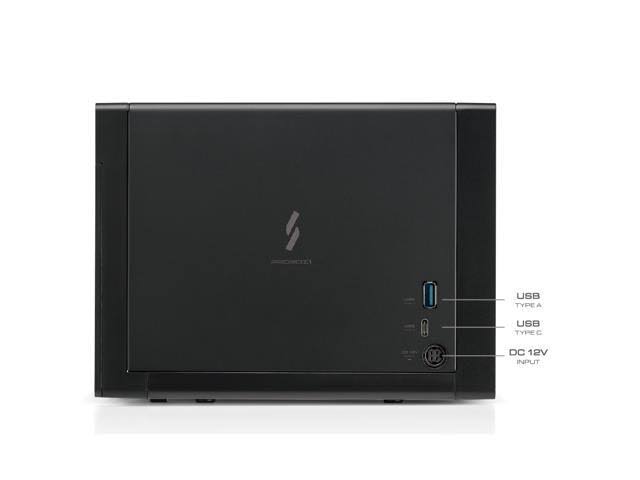 Mediasonic Raid USB 3.1 4 Bay 3.5 SATA Hard Drive Enclosure with USB 3.1 Hub Feature USB 3.1 Gen 2 10Gbps (hfr7-su31ch)