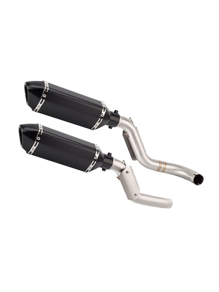 GFYSHIP For Honda VTR 1000 F Firestorm 1997-2006, VTR1000 F Superhawk 1997-2006 VTR1000F Motorcycle Exhaust Pipe Muffler With Middle Link Pipe System