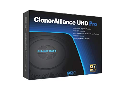 UHD Pro, 4K Video Recorder, HDMI Capture DVR with H.265/H.264 Codec, Cinematic 4K@24fps Recording(Up to 4K@30fps), No PC Required.