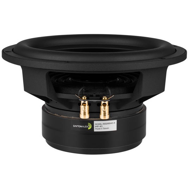 Parts Express Powered Dayton Audio 10x22 with Dual Passive Radiators 500 Watt Subwoofer Kit with Built-In DSP 300-7152