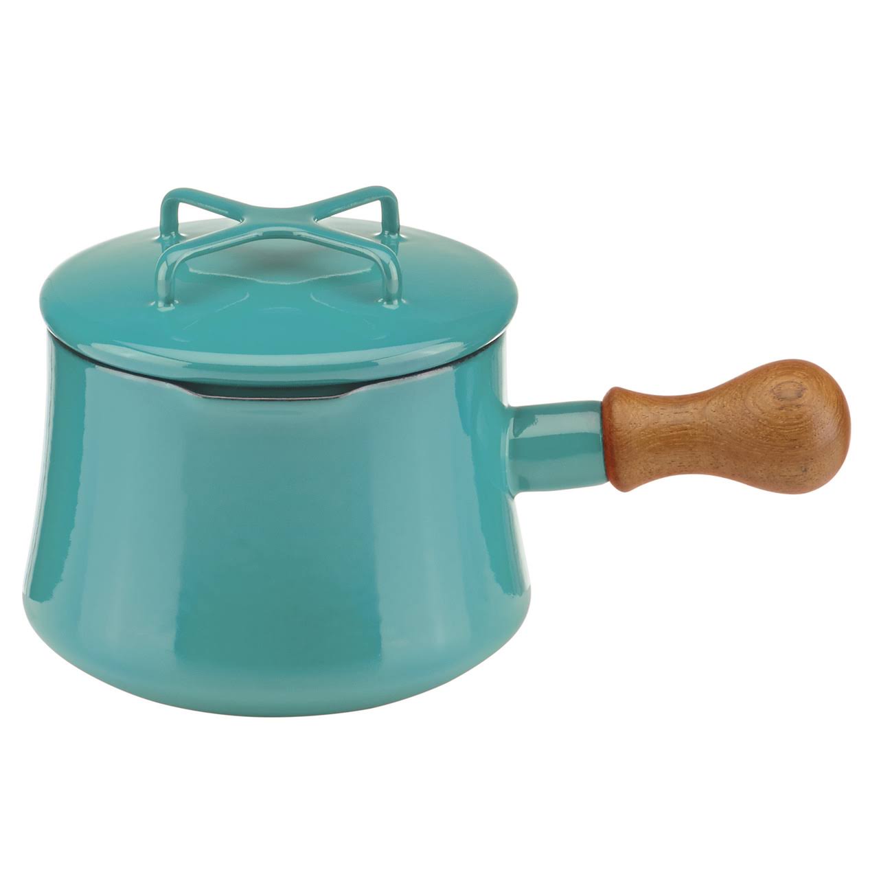 Dansk Kobenstyle 1-qt Saucepan/Hot Cocoa Pot with Lid, Teal