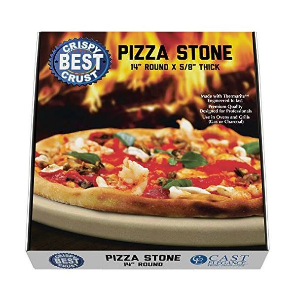 Only Pizza Stone with Thermarite for Best Crispy Crust. Durable, Certified Safe.