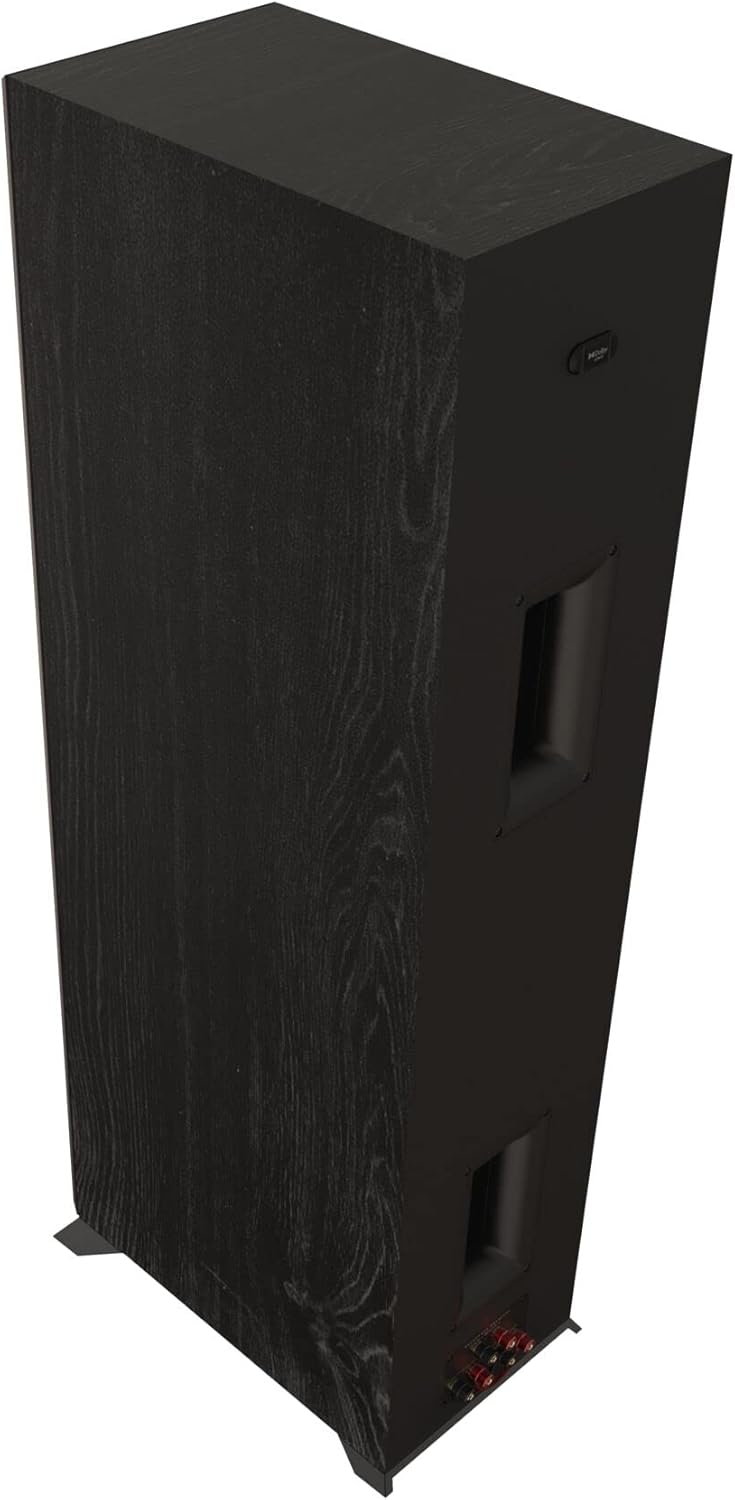 Klipsch Reference Premiere RP-8000F II 2.0 Dual Floorstanding Speaker Pair with Larger 90° x 90° Hybrid Tractrix Horn, 8” Cerametallic Woofers for Premium Home Theater Sound in Ebony