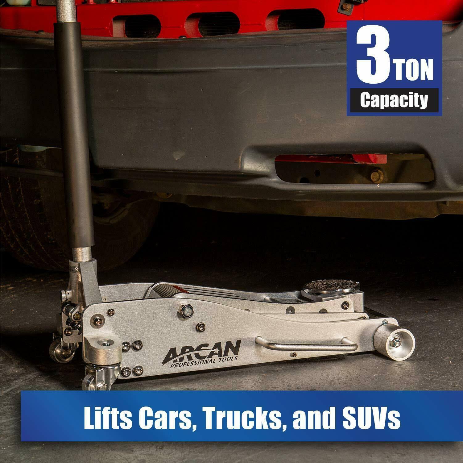 Arcan ALJ3T 3-Ton Quick Rise Aluminum Floor Jack