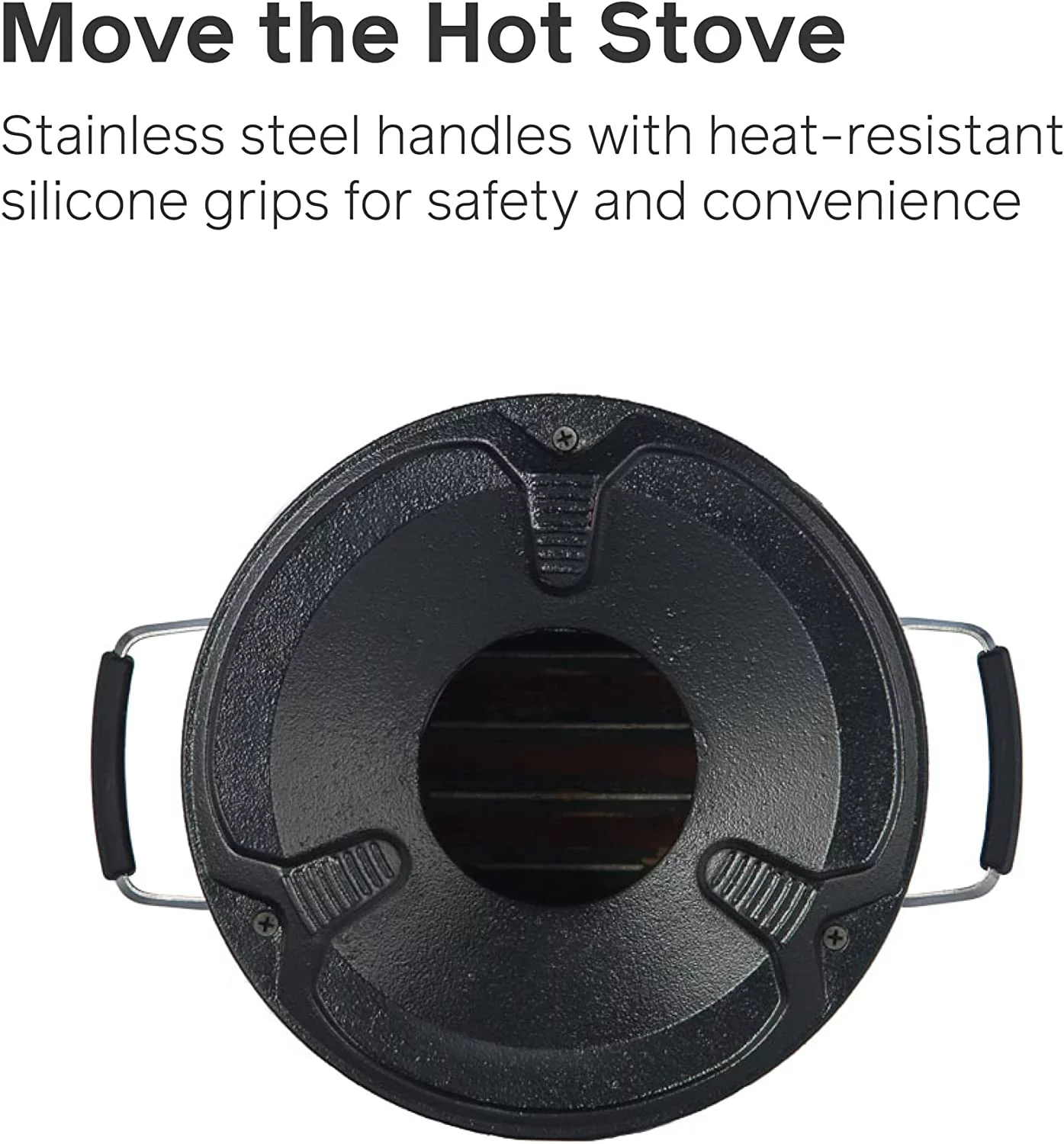 Rocket Stove, Portable Camp Stove for Outdoor Cooking, Versa Dual-Fuel (Wood & Charcoal)
