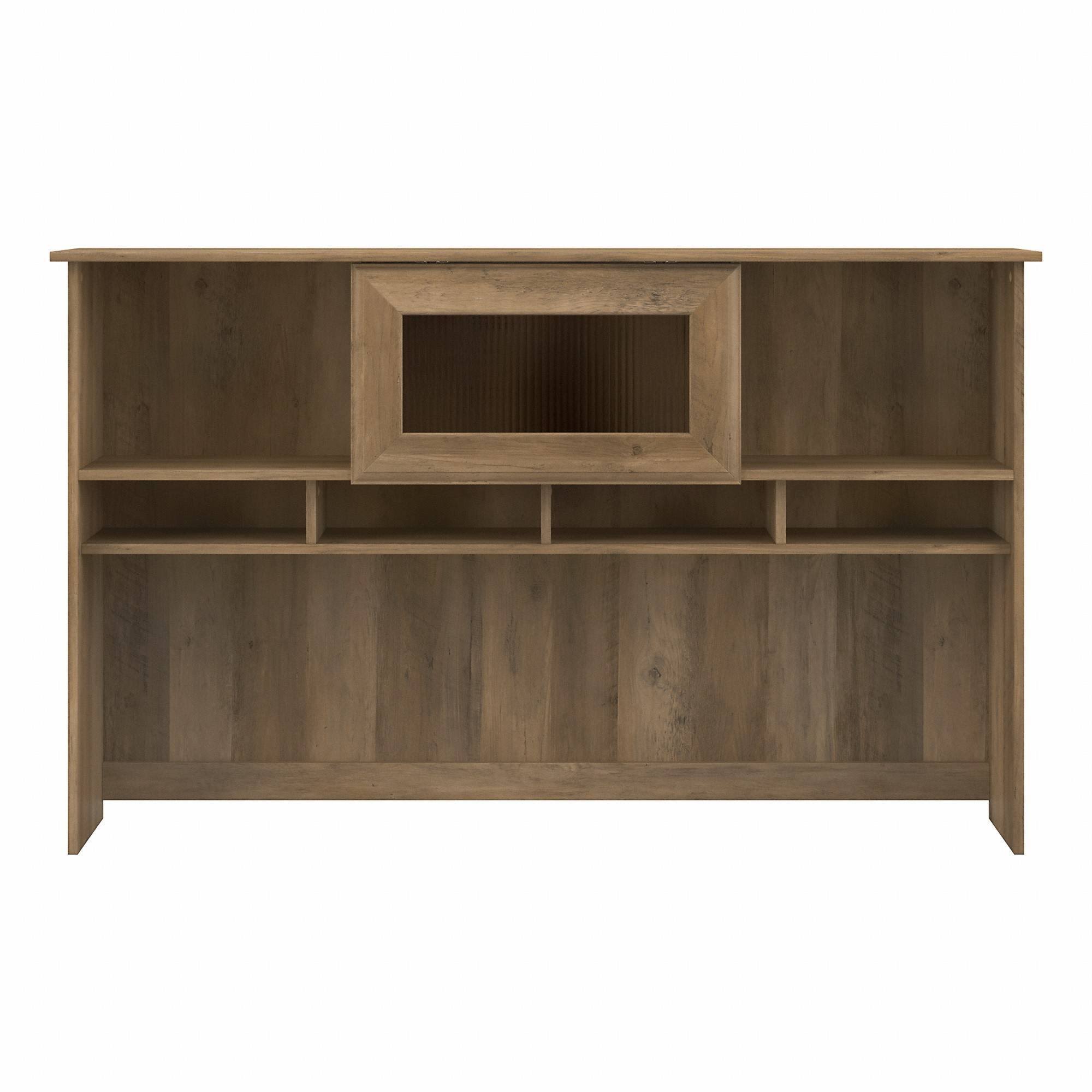 Cabot 60W Hutch Reclaimed Pine - Bush Furniture