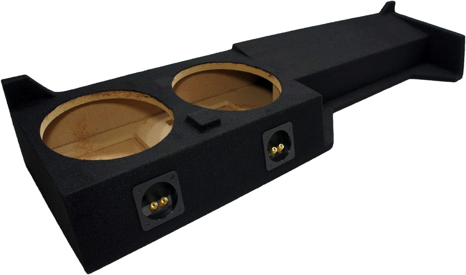 Compatible with Nissan Frontier 05-12 Crew Cab Truck Dual 10 Kicker C10 Subwoofer Sub Box Enclosure 600 Watts Peak