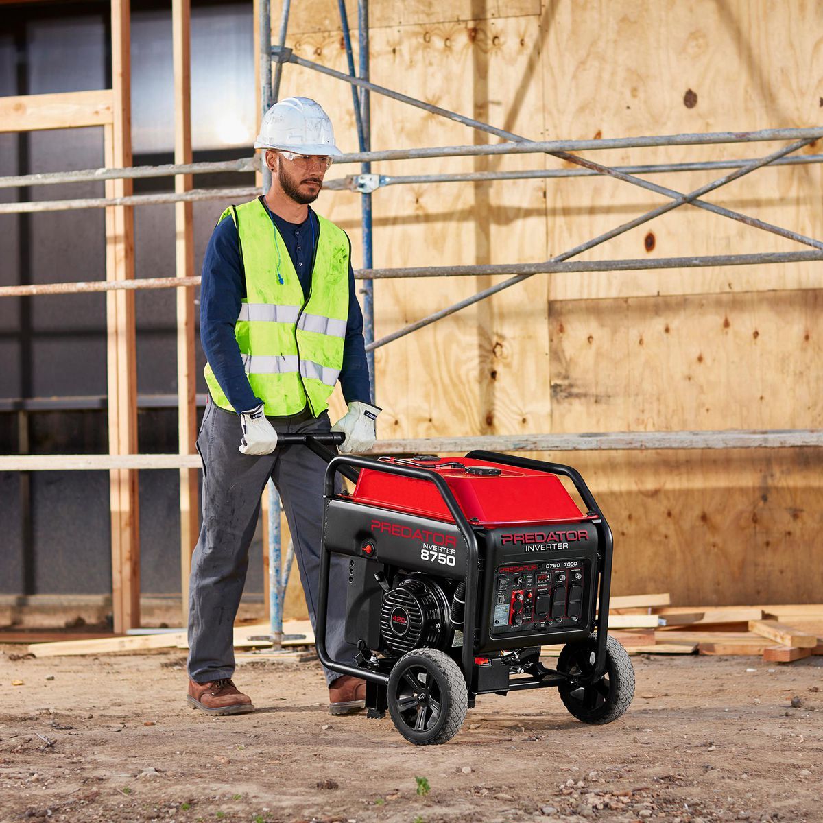 PREDATOR 8750 Watt Open-Frame Inverter Generator with CO SECURE Technology, EPA