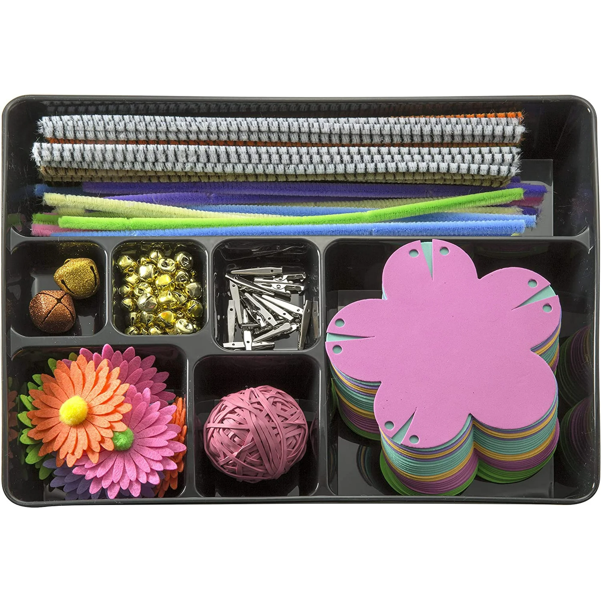 OIC, Achieva 30% Post Consumer Plastic Recycled Deep Drawer Tray, 15-1/8 X 11-1/2 X 2-1/4 in, Black