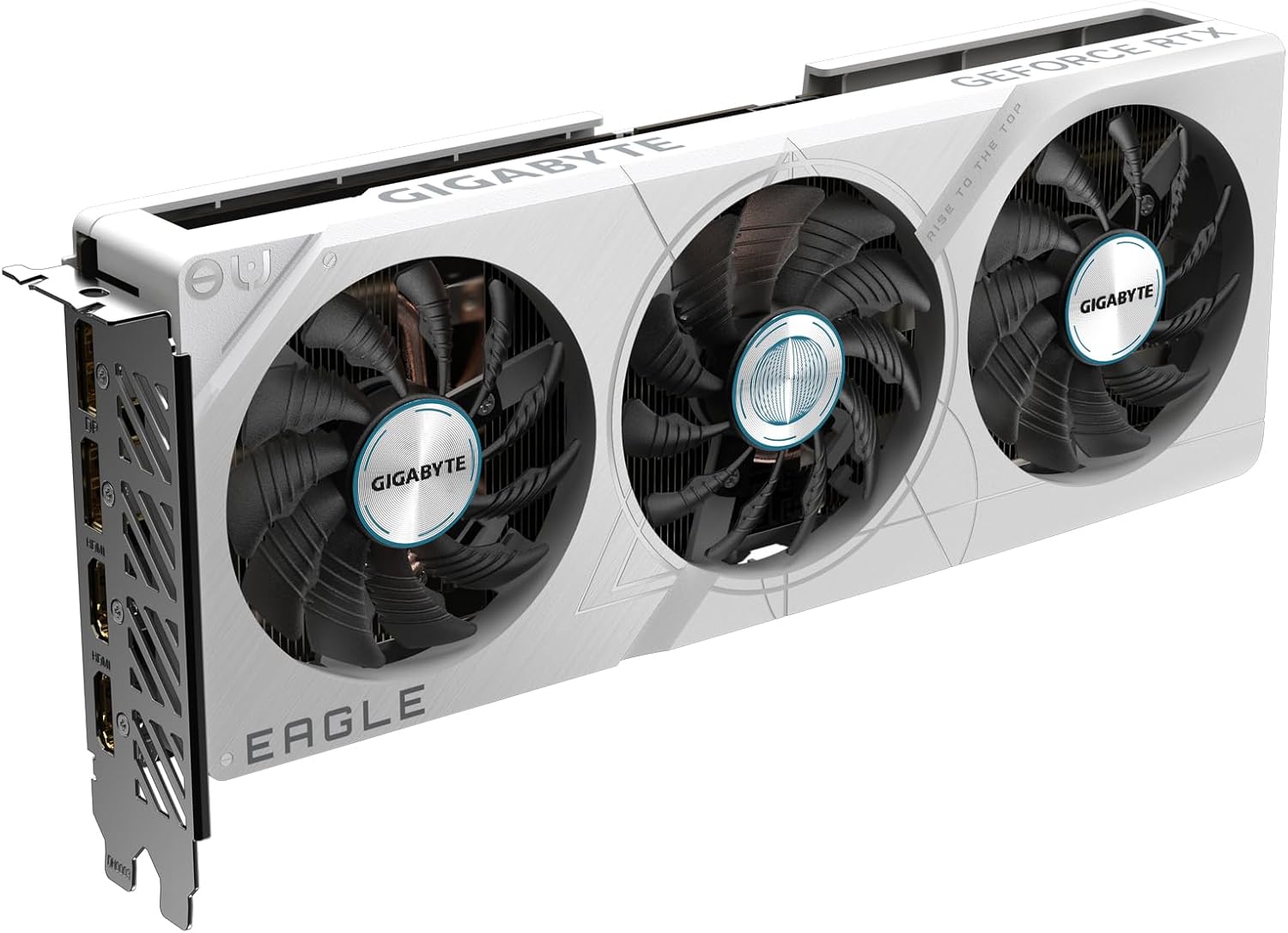 Gigabyte GeForce RTX 4060 Ti EAGLE OC ICE 8G Graphics Card - 8GB GDDR6, 128bit, PCI-E 4.0, 2550MHz Core Clock, 2 x DisplayPort 1.4a, 2 x HDMI 2.1a, NVIDIA DLSS 3, GV-N406TEAGLEOC ICE-8GD