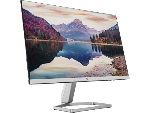 HP M22f 22” 1080P FreeSync Monitor 2D9J9AA#ABA Bundle with Docztorm Dock, 22" IPS FHD (1920x1080) 75Hz Anti-Glare Display, HDMI, VGA, Ideal for Home & Business (2024 Latest Model) - Pack of 2