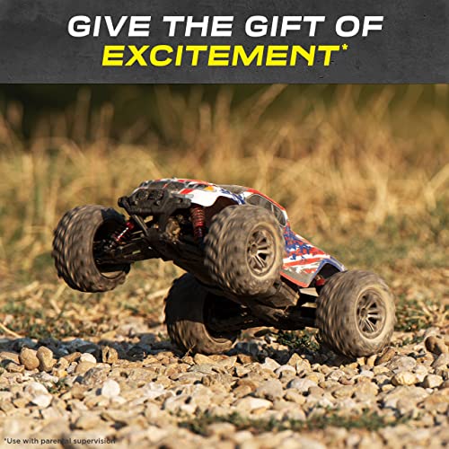 LAEGENDARY Remote Control Car, Hobby Grade RC Car 1:10 Scale Brushed Motor with Two Batteries, 4x4 Off-Road RC Truck, Fast RC Cars for Adults, RC Cars, Remote Control Truck