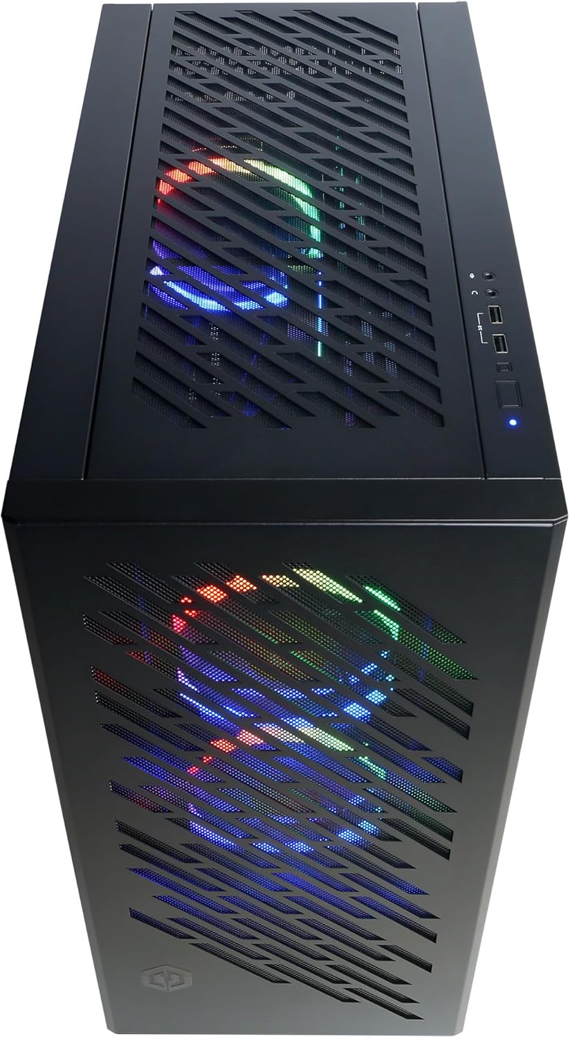 CyberPowerPC Gamer Master Gaming PC, AMD Ryzen 7 8700G 4.2GHz, GeForce RTX 4060 8GB, 16GB DDR5, 2TB PCIe Gen4 SSD, WiFi Ready & Windows 11 Home (GMAI5200A)