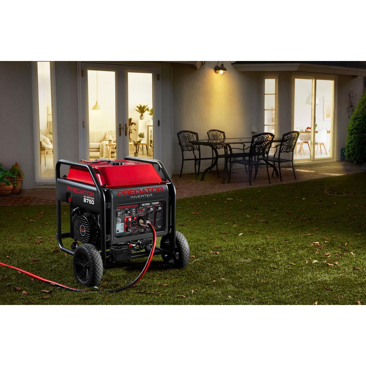 PREDATOR 8750 Watt Open-Frame Inverter Generator with CO SECURE Technology, EPA