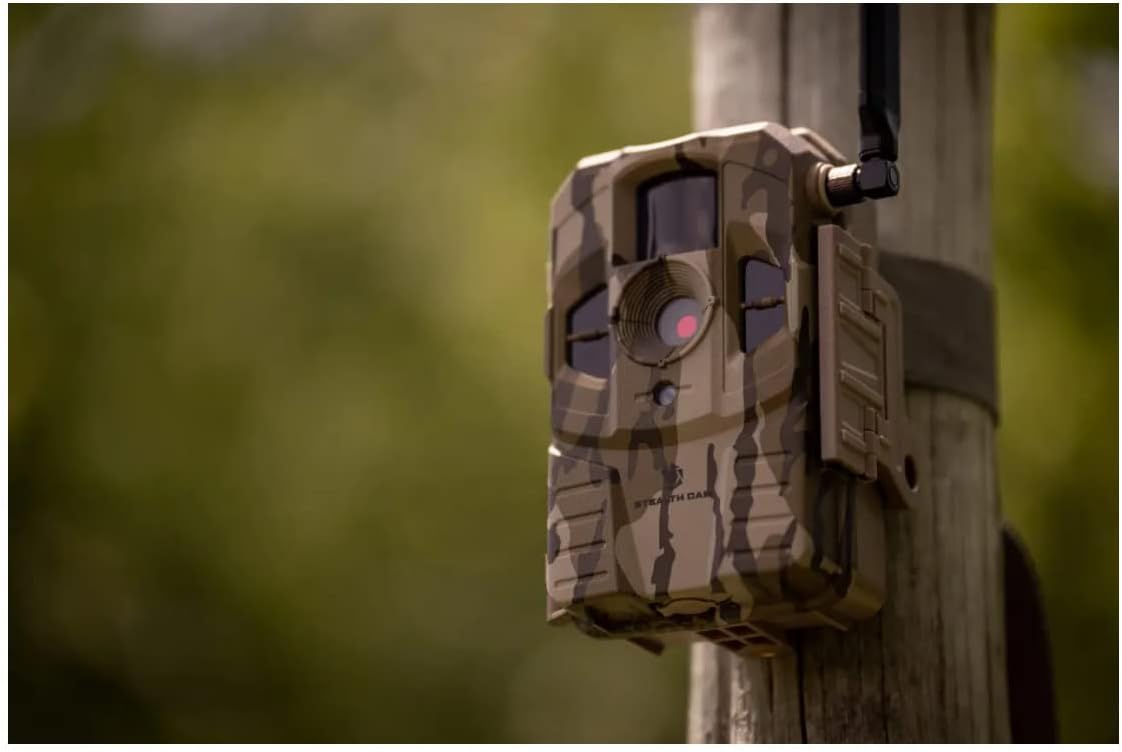 Stealth Cam Connect Cellular Trail Camera (AT&T) Game Camera Ideal for Hunting, Motion Activated, Waterproof Bundle with Solar Power Panel, 32 GB Memory Card and 4-in-1 Card Reader (10-Pack)