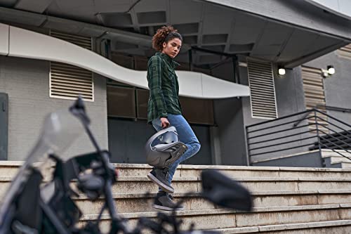 SHIMA RENEGADE LADY 2 Motorcycle Shirt for Women - Armored Plaid Biker Flannel Jacket with FiberQL - Aramid and Cooling layer
