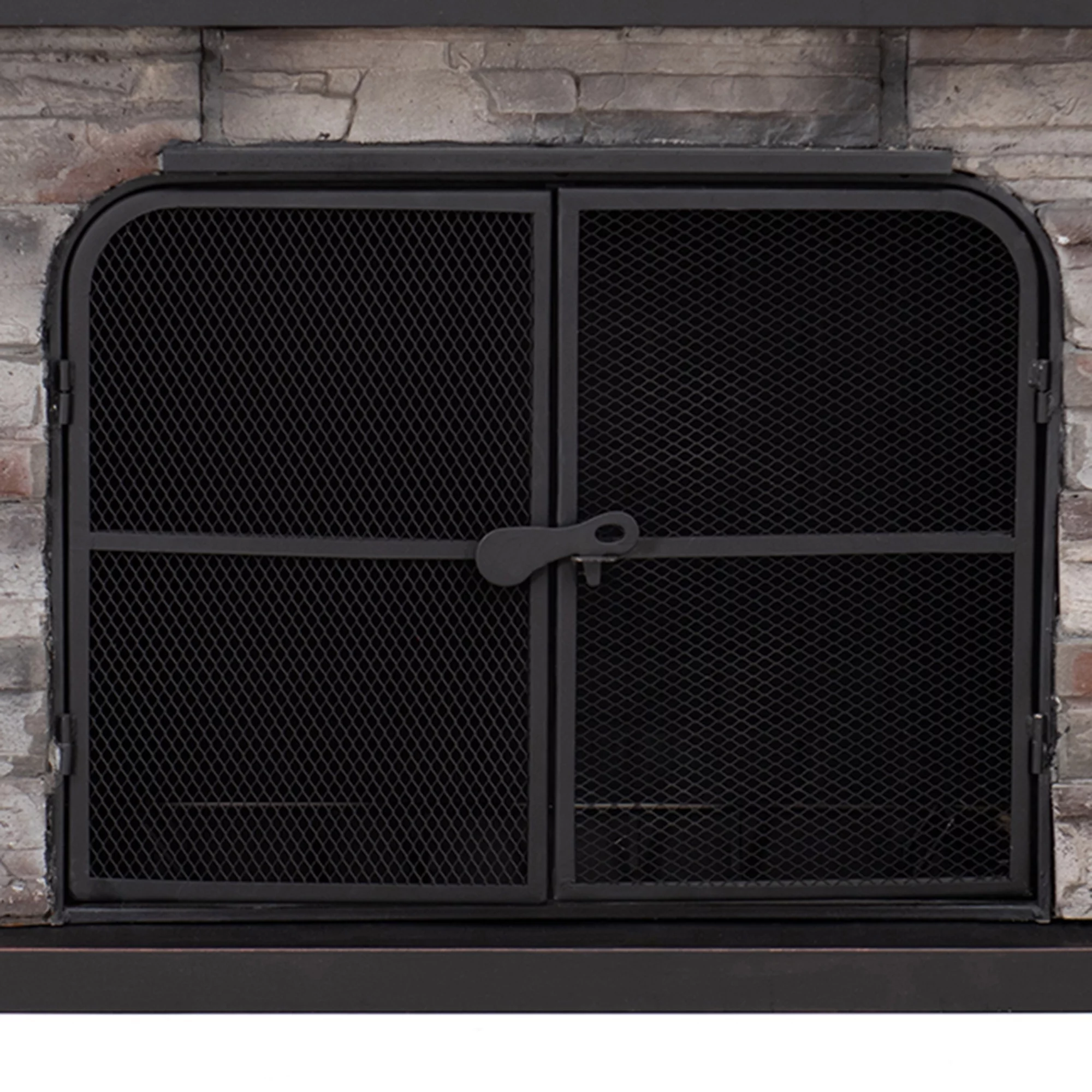 Sunjoy Emilio Wood Burning Fireplace - Copper