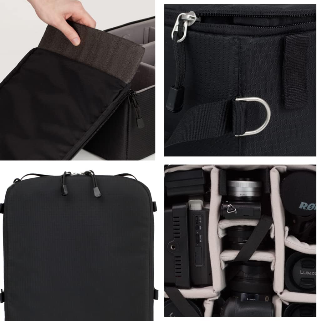 f-stop – Large Pro Internal Camera Unit (ICU) Pack Insert for DSLR, Mirrorless, Lenses - Photographer Carry and Storage
