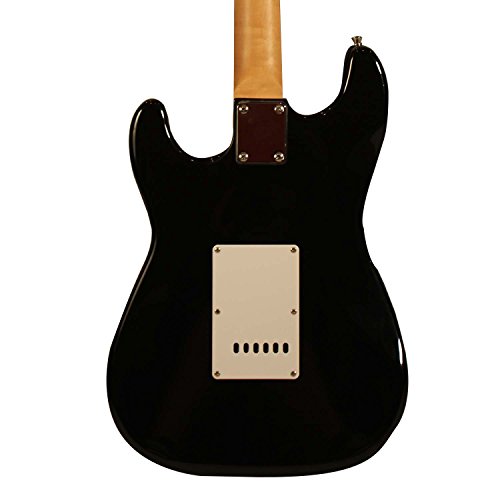 Sawtooth Electric Guitar, Black/Chrome (ST-ES-BKC-KIT-5)