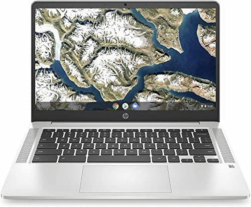 HP 14 14" Chromebook Intel Celeron N3350 4GB Ram 32GB eMMC Snow White