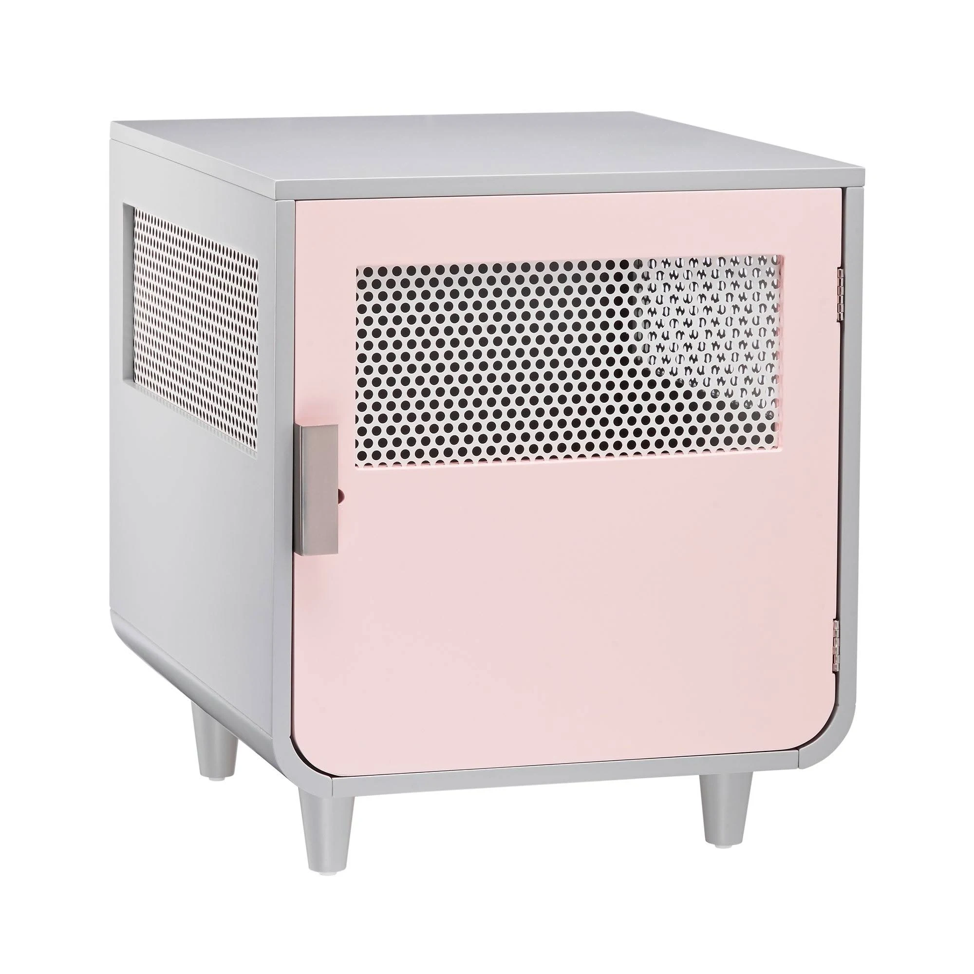 Staart Radius Medium Chablis Pink Wooden Dog Crate