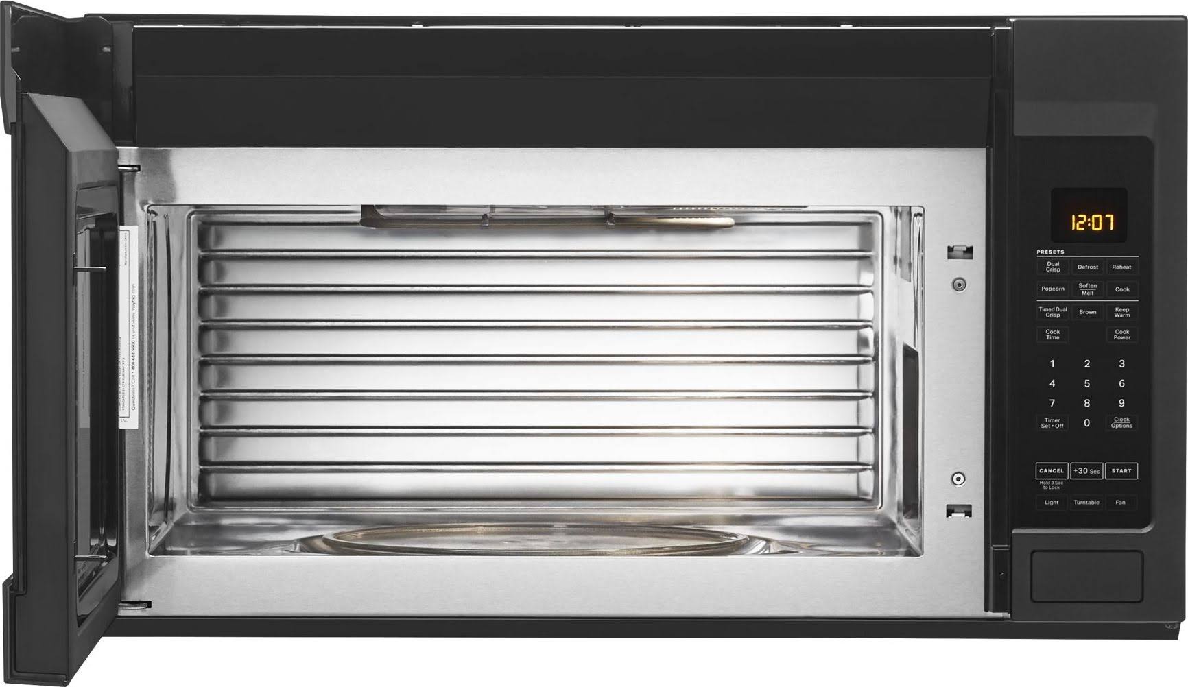 Maytag MMV4207JK Over-the-range Microwave with Dual Crisp Feature - 1.9 Cu. ft. Black