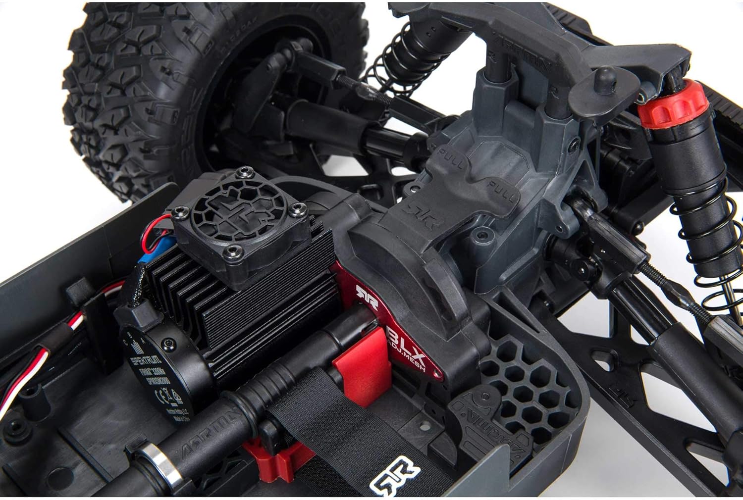 ARRMA 1/10 BIG ROCK 4X4 V3 3S BLX Brushless Monster RC Truck RTR (Transmitter and Receiver Included, Batteries and Charger Required), Black, ARA4312V3