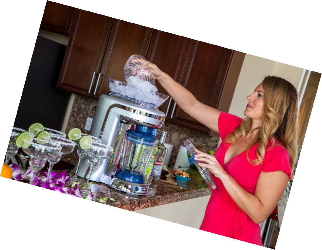 Margaritaville Key West Frozen Concoction Maker with Easy Pour Jar and XL Ice Reservoir