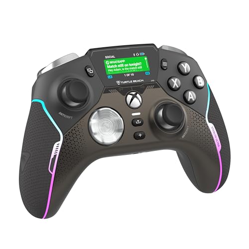 Turtle Beach Stealth Ultra High-Performance Wireless Gaming Controller Licensed for Xbox Series X|S, Xbox One, Windows PC, Android - LED Dashboard, Dock, RGB Lighting, 30-Hr Battery, Bluetooth, Black