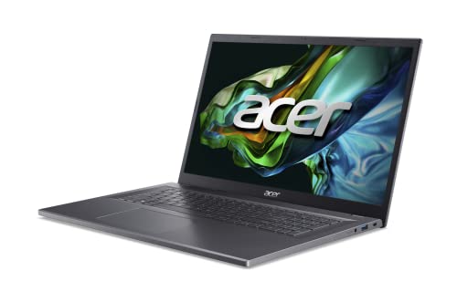 Acer Aspire 5 17 A517-58M-59R9 Slim Laptop | 17.3" FHD (1920 x 1080) IPS | Intel Core i5-1335U | Intel Iris Xe Graphics | 16GB LPDDR5 | 512GB Gen 4 SSD | Wi-Fi 6E | USB4/Thunderbolt 4 | Backlit KB