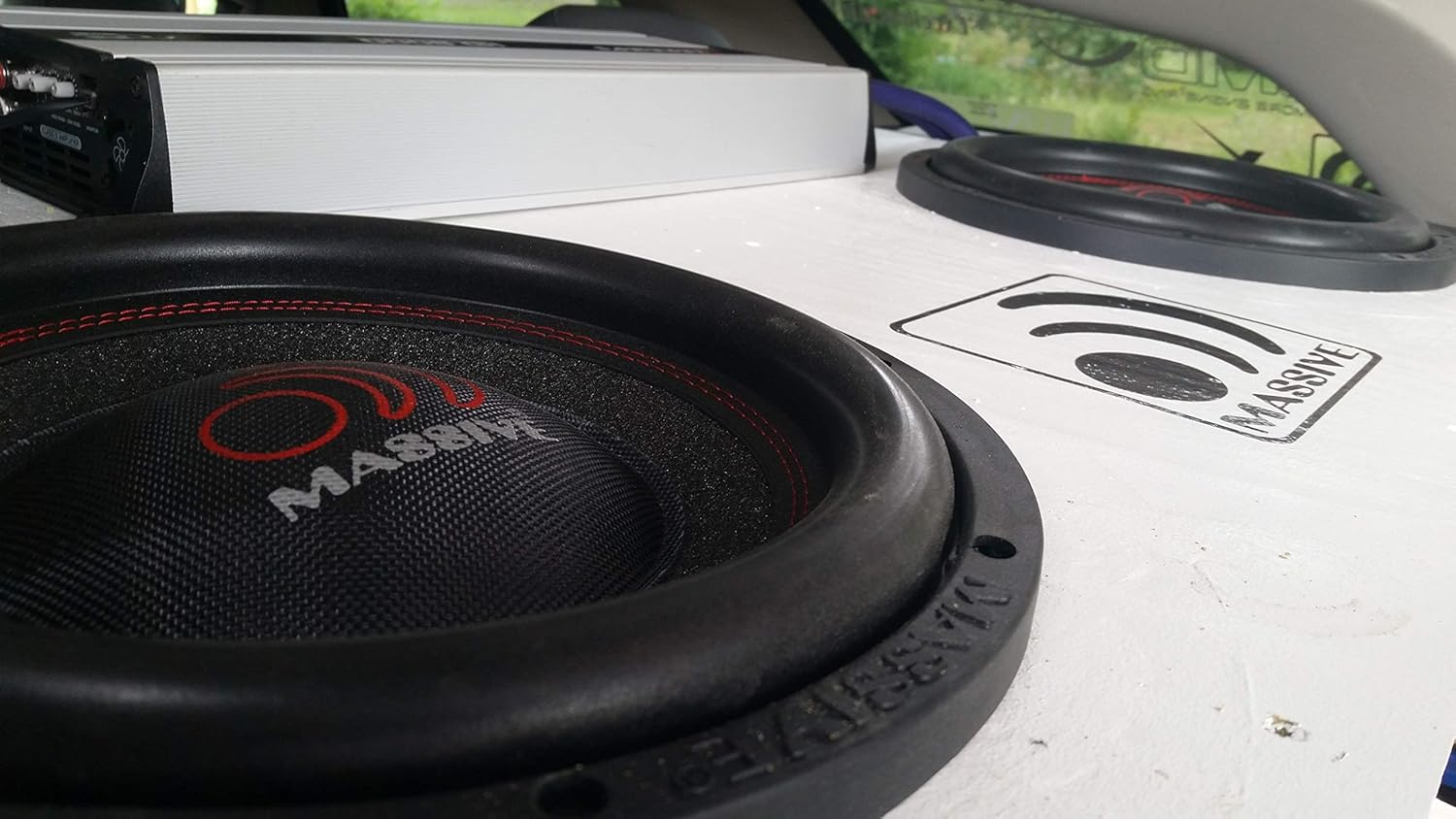Massive Audio GTX102 – 10 Inch Car Audio Subwoofer, High Performance Subwoofer for Cars, Trucks, Jeeps - 10" Subwoofer 700 Watt RMS, 1400w MAX Dual 2 Ohm, 2.5 Inch Voice Coil. Sold Individually