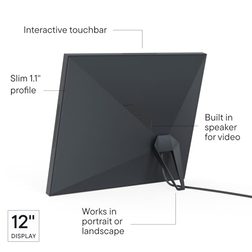 Aura Digital Picture Frame - 10.1" HD Mat Display | Wirecutter's Best Digital Frame for Gifting - Send Photos Directly from Your Phone from Anywhere | Quick & Easy Setup Over WiFi - Free App | Black