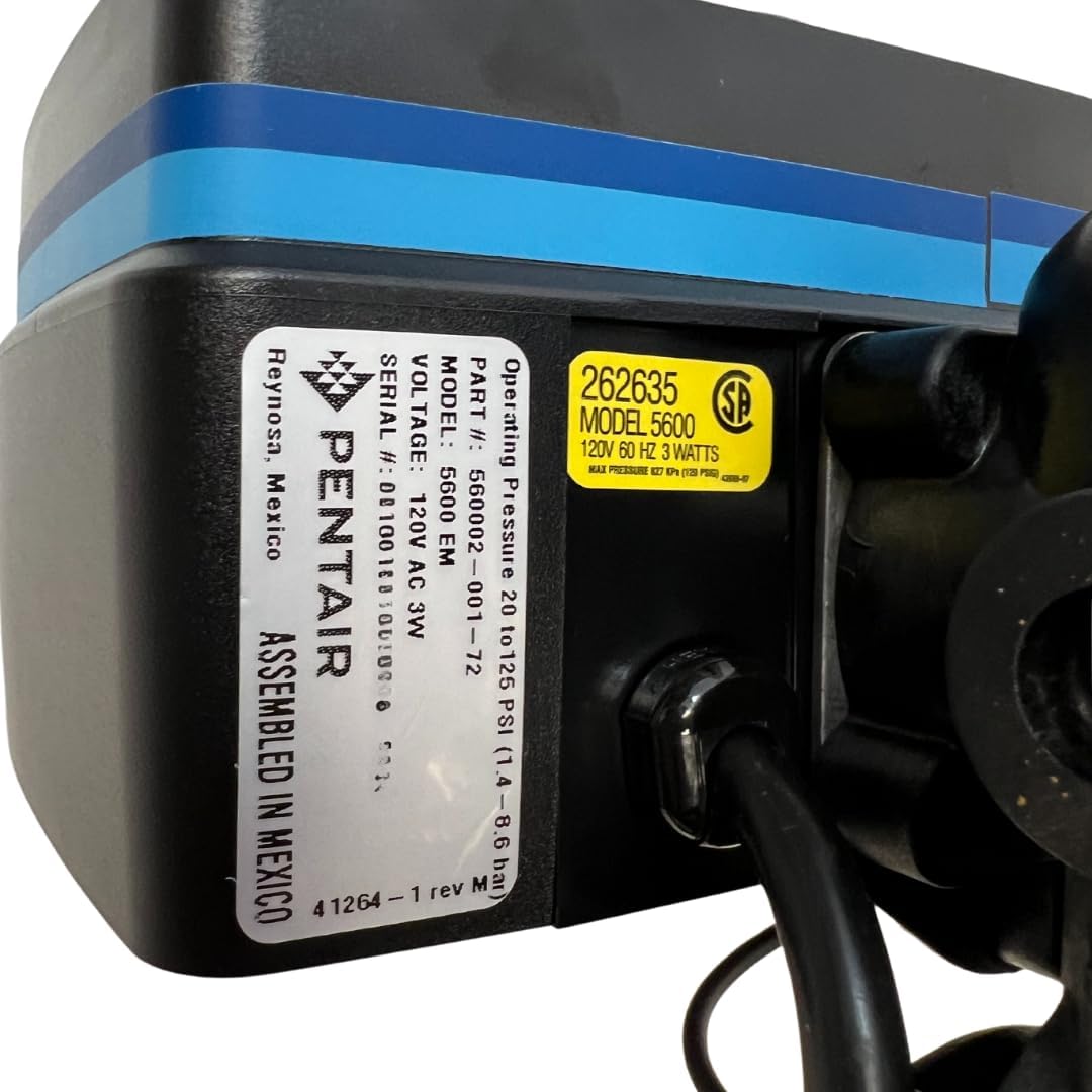 Fleck 5600 Analog Mechanical Metered Water Softener Replacement Valve - On Demand Head with Paddlewheel Meter